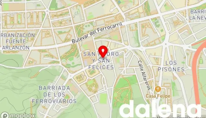 mapa de Caprichos Dulces y Salados Tienda de alimentación en Burgos