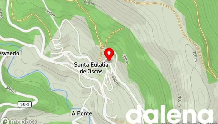 mapa de Carnicería Buenavista Comercio en Santa Eulalia de Oscos