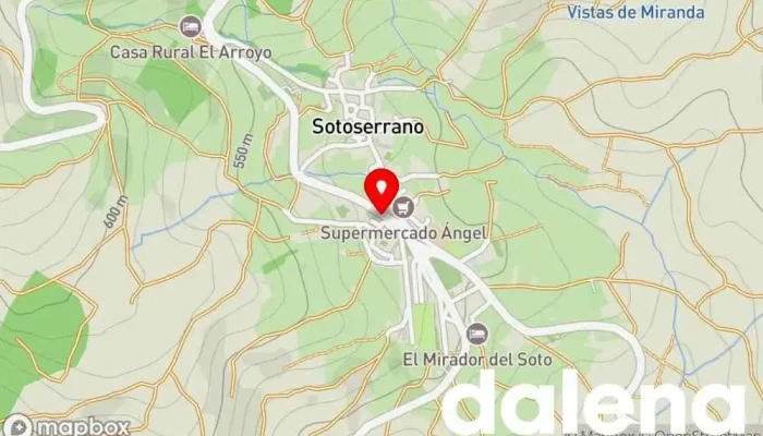 mapa de Carnicería Madroñal Carnicería en Sotoserrano