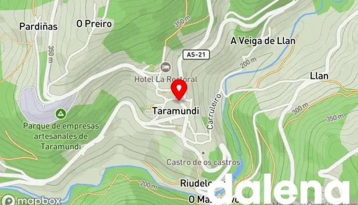 mapa de Carnicería Taramundi Carnicería en Taramundi