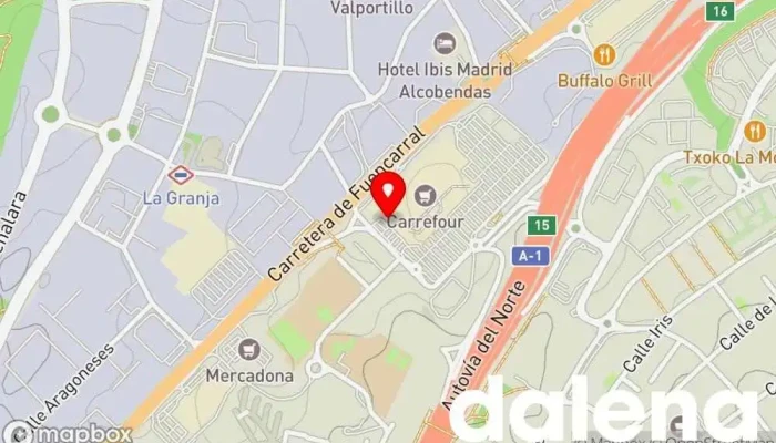 mapa de Carrefour Drive Alcobendas Supermercado en Alcobendas