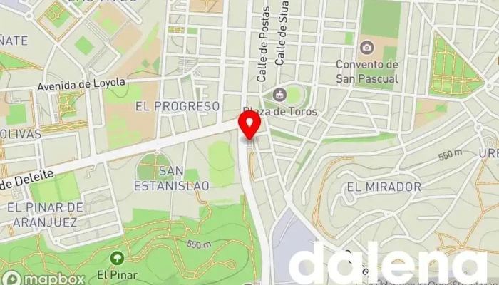 mapa de Carrefour Express EESS Supermercado en Aranjuez