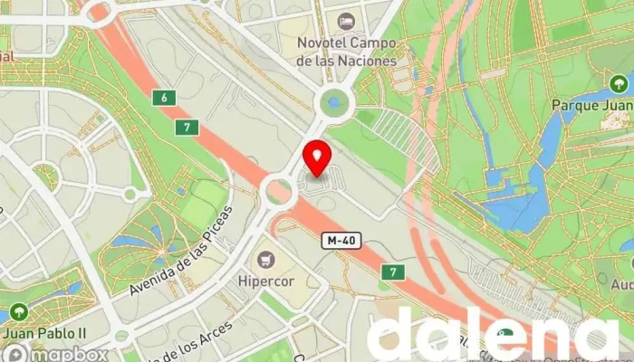 mapa de Carrefour Express EESS Supermercado en Madrid