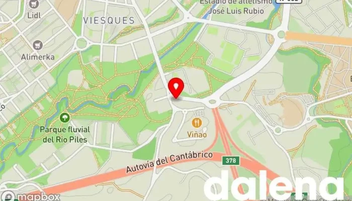 mapa de Carrefour Express EESS Supermercado en Bernueces