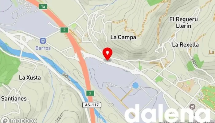 mapa de Carrefour Express EESS Supermercado en Barros