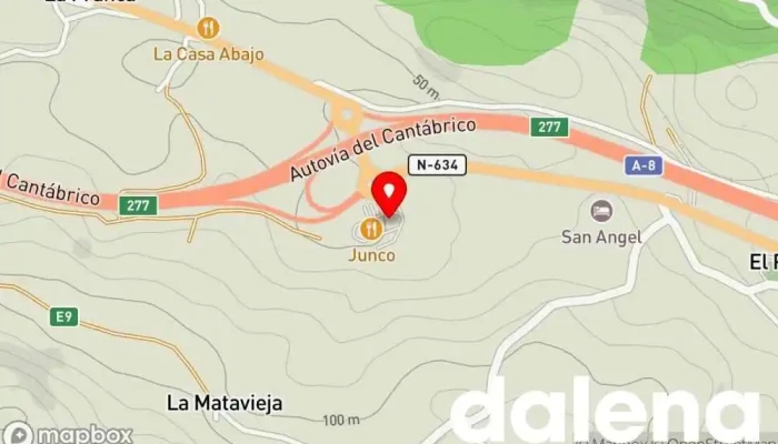 mapa de Carrefour Express EESS Supermercado en Colombres