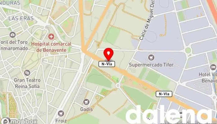 mapa de Carrefour Express EESS Supermercado en 21