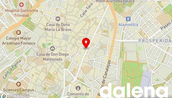 mapa de Carrefour Express Supermercado en Salamanca