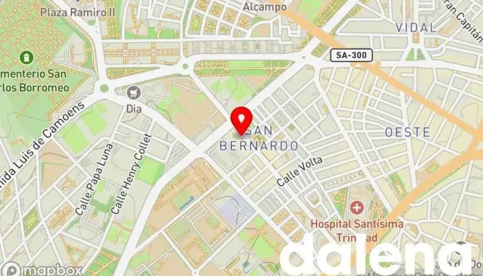 mapa de Carrefour Express Supermercado en Salamanca