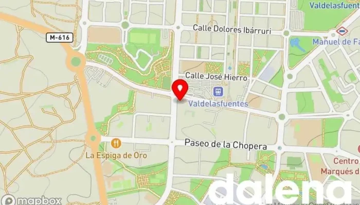 mapa de Carrefour Express Supermercado en Alcobendas