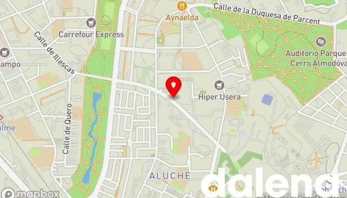 mapa de Carrefour Express Supermercado en Madrid