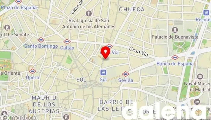 mapa de Carrefour Express Supermercado en Madrid