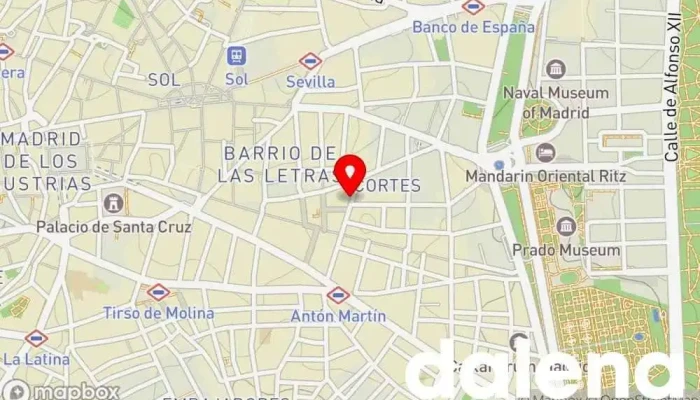 mapa de Carrefour Express Supermercado en Madrid