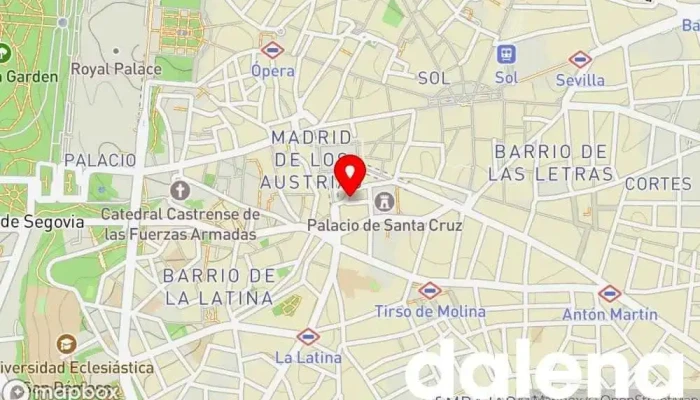 mapa de Carrefour Express Supermercado en Madrid