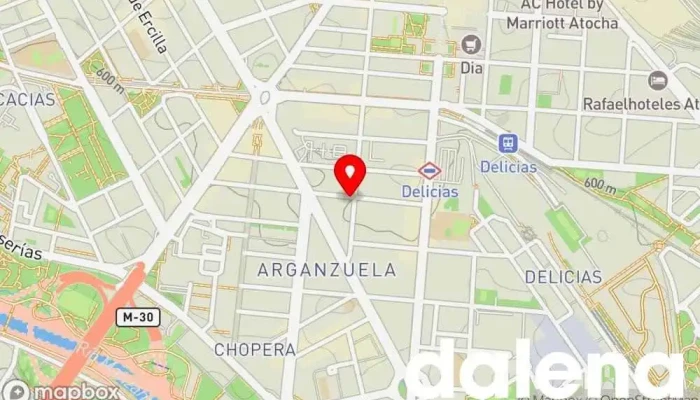 mapa de Carrefour Express Supermercado en Madrid