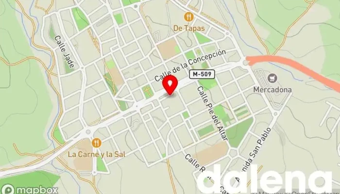 mapa de Carrefour Express Supermercado en Villanueva del Pardillo