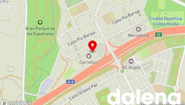 mapa de Carrefour Hipermercado en Alcalá de Henares