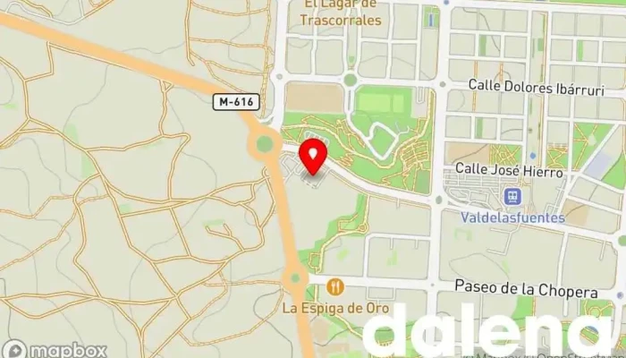 mapa de Carrefour Hipermercado en Alcobendas