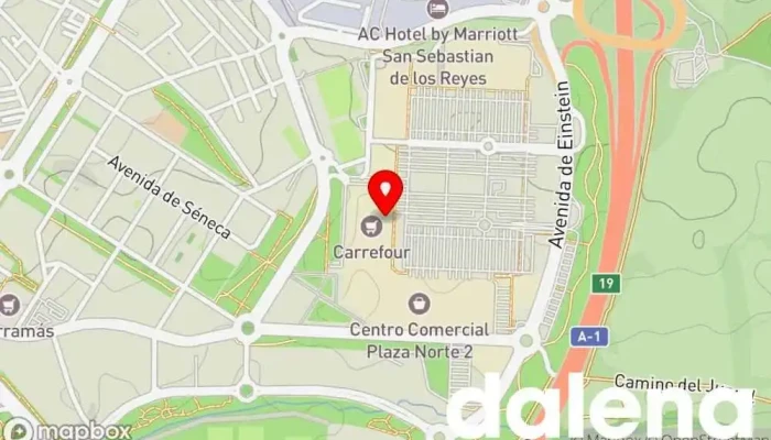 mapa de Carrefour Hipermercado en San Sebastián de los Reyes