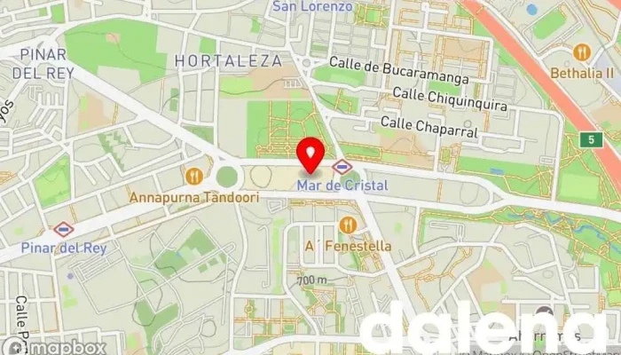 mapa de Carrefour Hipermercado en Madrid