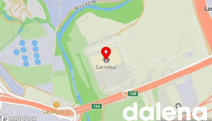 mapa de Carrefour Hipermercado en Madrid