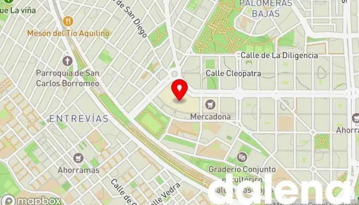 mapa de Carrefour Hipermercado, Tienda de alimentación en Madrid