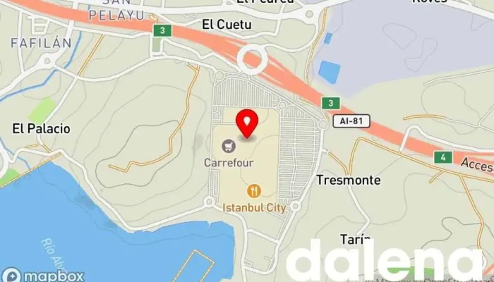 mapa de Carrefour Hipermercado en Trasona