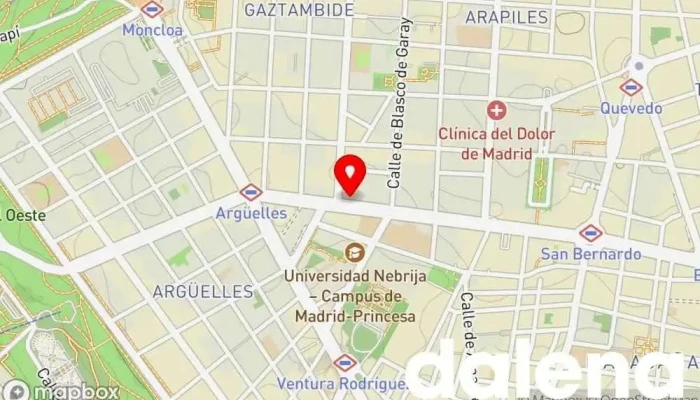 mapa de Carrefour Market Supermercado en Madrid
