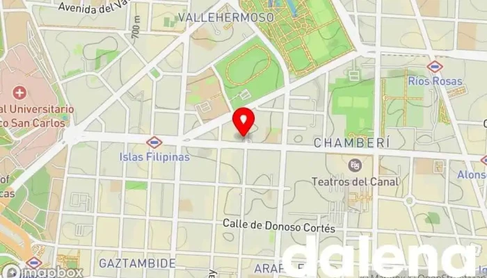 mapa de Carrefour Market Supermercado en Madrid