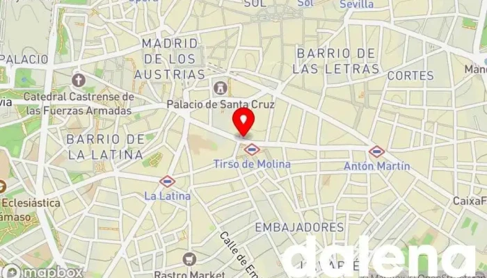 mapa de Carrefour Market Supermercado en Madrid