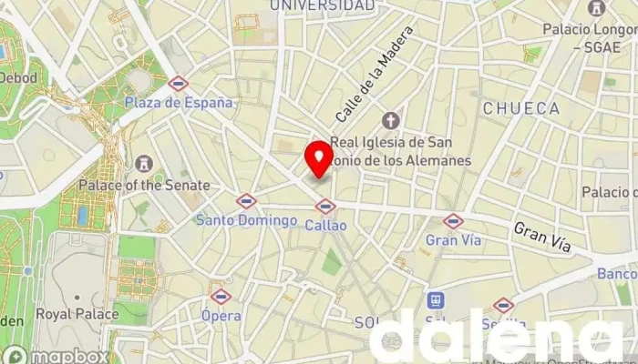 mapa de Carrefour Market Supermercado en Madrid