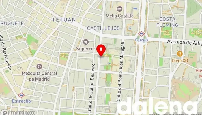 mapa de Carrefour Market Supermercado en Madrid