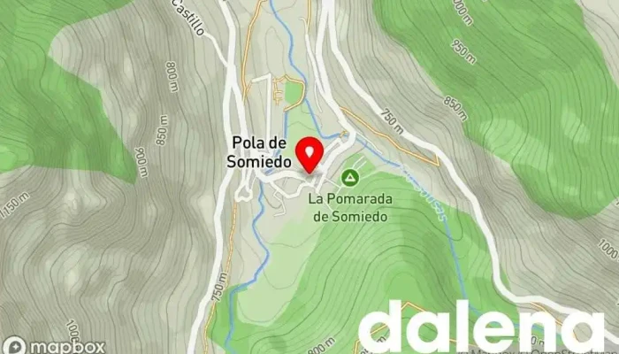 mapa de Casa Julia Ultramarinos Tienda de alimentación en Pola de Somiedo