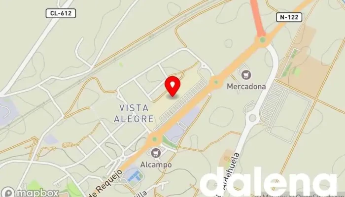 mapa de Centro Comercial Vista Alegre Centro comercial en Zamora