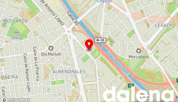 mapa de Chino de Barrio Tienda de alimentación en Madrid