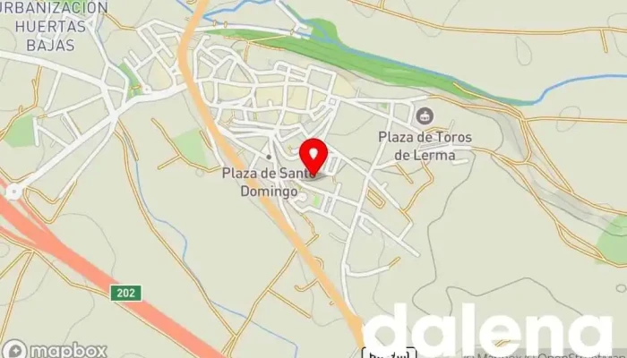 mapa de Coaliment Supermercado, Tienda de alimentación en Lerma