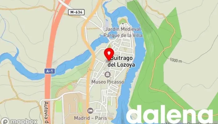 mapa de Coaliment Supermercado en Buitrago del Lozoya