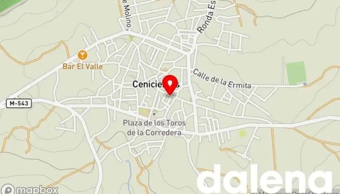 mapa de Coaliment Tienda de alimentación en Cenicientos