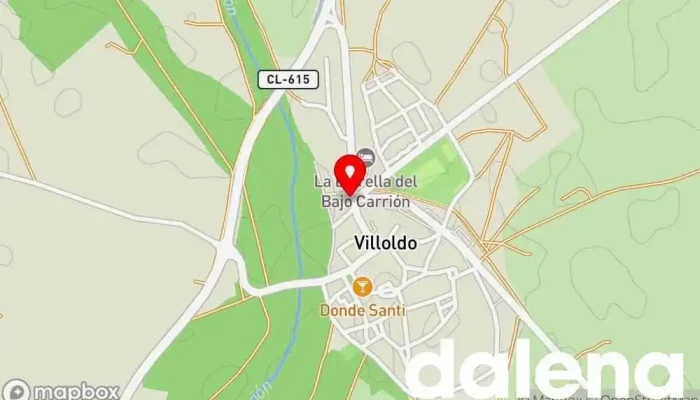 mapa de Confitería Villoldo, C.B. Tienda de alimentación en Villoldo