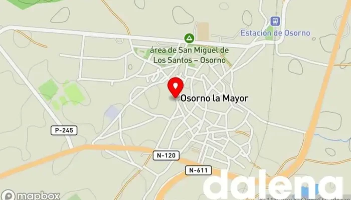 mapa de COVIRAN Supermercado en Osorno