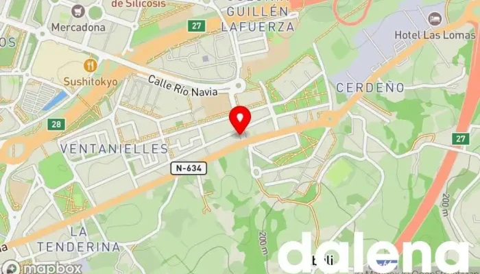 mapa de Coviran Supermercado en Oviedo