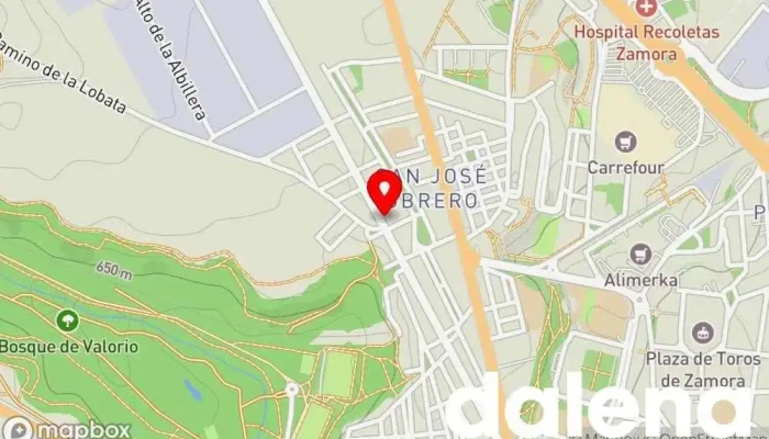 mapa de Covirán Supermercado en Zamora