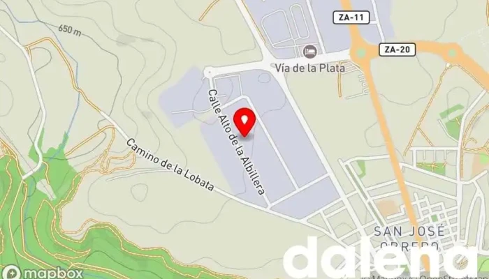 mapa de Distribuciones Begoña Paramio S.L. Tienda de alimentación en Zamora