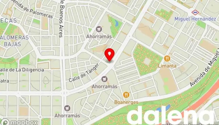 mapa de Distribuidora Internacional De Alimentación S A Supermercado en Madrid