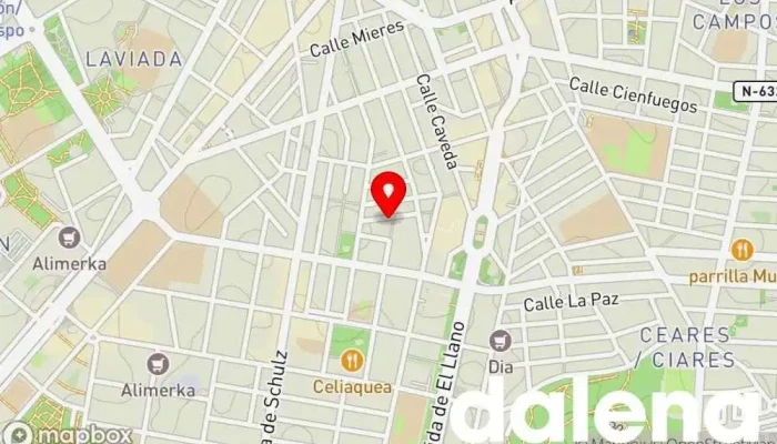 mapa de Don Forlenza Proveedor mayorista de alimentos, Tienda de alimentación en Gijón