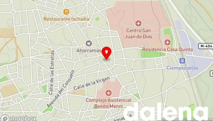 mapa de Donde alberto Tienda de alimentación en Ciempozuelos