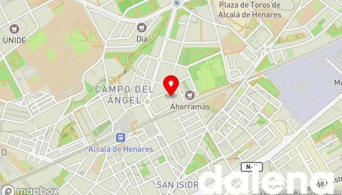 mapa de Economato Macabeo Alcala de Henares Supermercado, Herbolario, Tienda de alimentos orgánicos en Alcalá de Henares