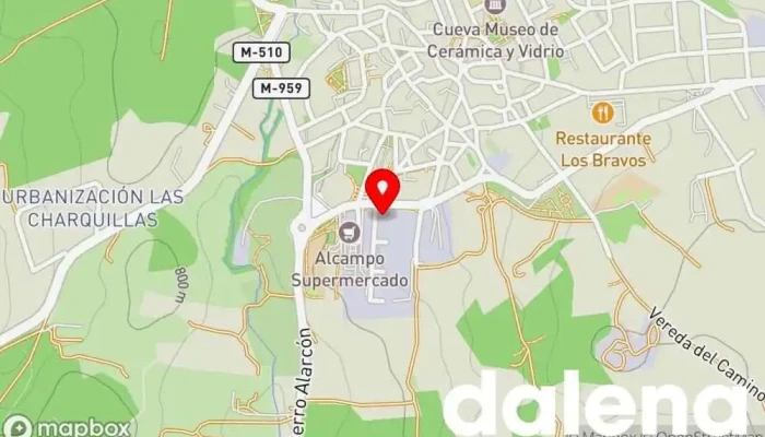 mapa de El Corte Chino Supermercado chino en Valdemorillo