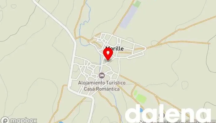 mapa de El lagarto de Morille, Ultramarinos Tienda de alimentación en Morille