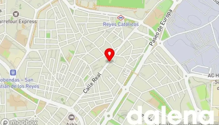 mapa de El Más Cercano Real Tienda de alimentación en San Sebastián de los Reyes